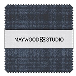 Woolies Flannel 5 Inch Charm Pack Squares Stormy Seas Maywood Studio